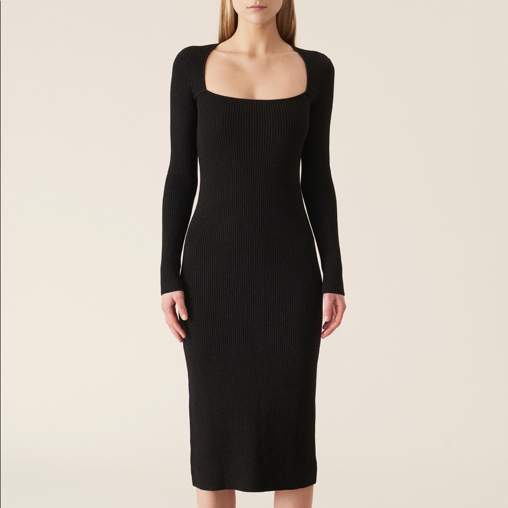 NWT GANNI Melange Knit Dress